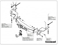 Тюнинговый фаркоп с металлической накладкой 3083-AK41 Oris на Lexus LX 570 2007-2021, Toyota Land Cruiser 200 2007-2021 (кроме комплектаций Exclusive и Excalibur). Без выреза в бампере. Тип шара: AK41 (Вертикально-съемный шар с ключом). Нагрузки: 150 от магазина ФаркопРос